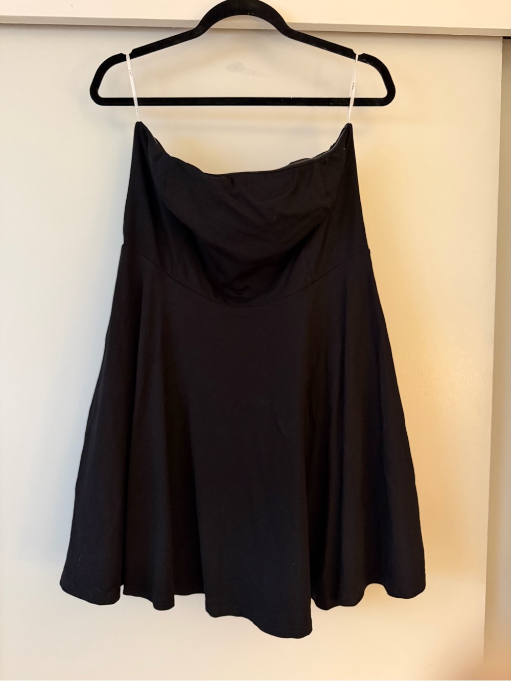 Lulu's Strapless Black strapless Dress